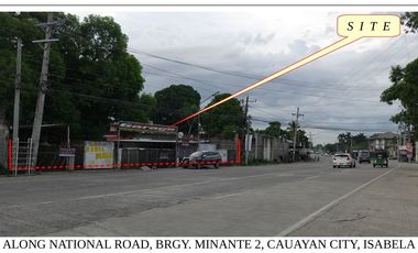 Commercial lot for sale in National Highway, Barangay Minante 2, Cauayan City, Isabela