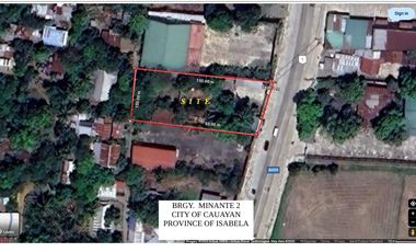 Commercial lot for sale in National Highway, Barangay Minante 2, Cauayan City, Isabela