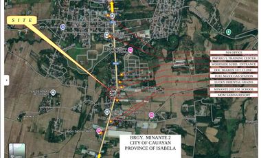 Commercial lot for sale in National Highway, Barangay Minante 2, Cauayan City, Isabela