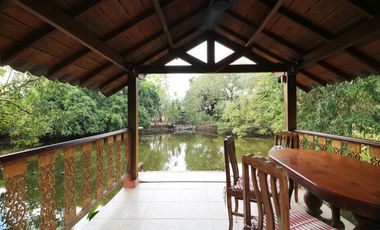 Thai Teak Character Home For Sale on 3,932 Sq. Mt., Nong Na Kham, Near Udon Thani City, Thailand