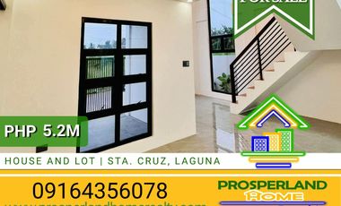 FOR SALE – NEWLY BUILT HOUSE & LOT
