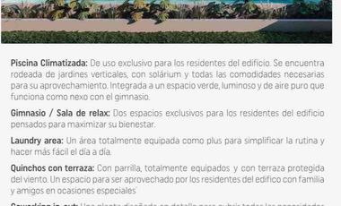 Oportunidad: A estrenar, particular alquila monoambiente amueblado y equipado completo, en calle Córdoba 534 BLISS Tower, zona centro de Neuquén.