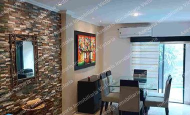 Alquilo casa amoblada en Urbanización Napoli con piscina.