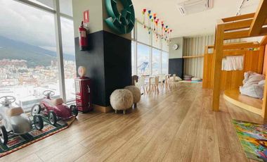 RENTA DEPARTAMENTO AMOBLADO EN NACIONES UNIDAS, EDIFICIO UNIQUE, 3 habitaciones cada una con su baño.