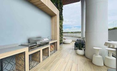 RENTA DEPARTAMENTO AMOBLADO EN NACIONES UNIDAS, EDIFICIO UNIQUE, 3 habitaciones cada una con su baño.