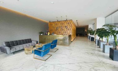 RENTA DEPARTAMENTO AMOBLADO EN NACIONES UNIDAS, EDIFICIO UNIQUE, 3 habitaciones cada una con su baño.