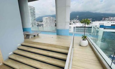 RENTA DEPARTAMENTO AMOBLADO EN NACIONES UNIDAS, EDIFICIO UNIQUE, 3 habitaciones cada una con su baño.