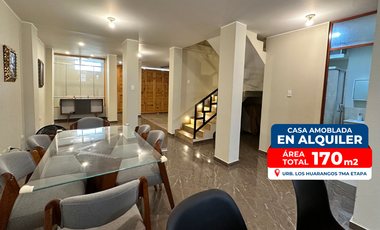 CASA AMOBLADA EN ALQUILER - LOS HUARANGOS 7MA ETAPA (ICA)