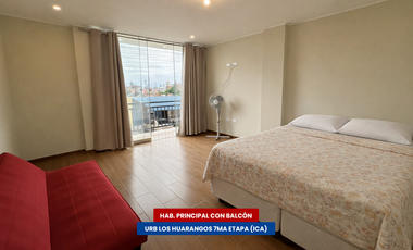 CASA AMOBLADA EN ALQUILER - LOS HUARANGOS 7MA ETAPA (ICA)