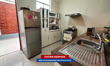 CASA AMOBLADA EN ALQUILER - LOS HUARANGOS 7MA ETAPA (ICA)