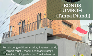 Rumah Murah Cimahi 5 Kamar Tidur 3 Kamar Mandi