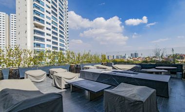 RENTO PRECIOSO DEPARTAMENTO EN EXCLUSIVO CONDOMINIO BE GRAND BOSQUE INTERLOMAS