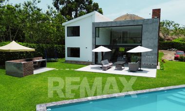 VENTA | Casa de Campo AMOBLADA en Condominio Exclusivo — Finca Olivos, Azpitia (Cañete)