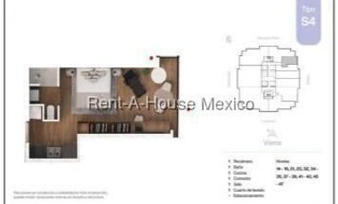 Renta de Loft Av. Reforma Juárez Cuauhtémoc Ciudad de México 261680MTZP