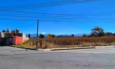 Barrio San Lucas, San Mateo Atenco, terreno plano, en esquina