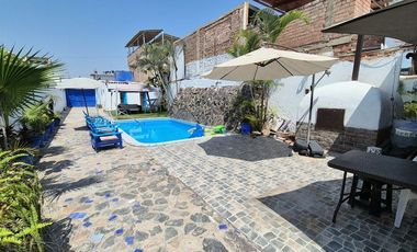 Vendo casa de playa en playa los pulpos Lurin 503 m2, piscina, 5 cocheras