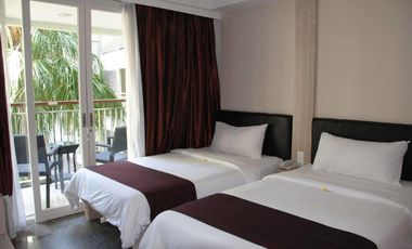 Dijual Hotel Diarea Kuta - Bali kawasan paling hidup dan bernilai tinggi, kini butuh investor baru