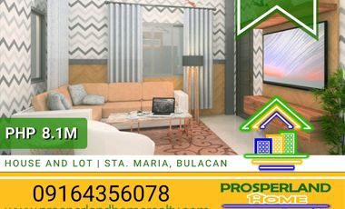 HOUSE AND LOT FOR SALE IN STA. MARIA, BULACAN