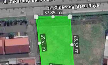 Tanah disewakan di Kota Jababeka, Sertajaya, Kab Bekasi, Jawa Barat