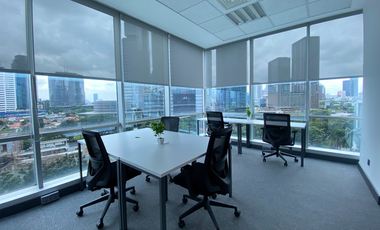 Kantor Unit Furnished 4 Pax di Menara Sunlife Kuningan Dekat LRT