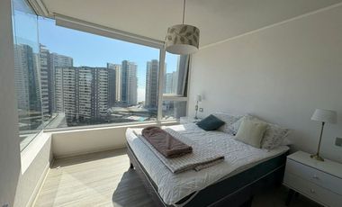 Costa Montemar, Vista, AMOBLADO, 3 dormitorios, terraza, estacionamiento