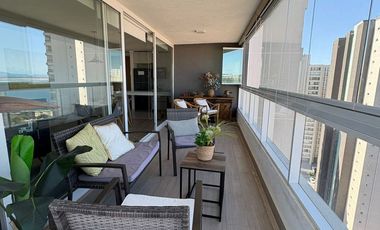 Costa Montemar, Vista, AMOBLADO, 3 dormitorios, terraza, estacionamiento