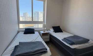 Costa Montemar, Vista, AMOBLADO, 3 dormitorios, terraza, estacionamiento