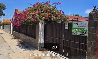 Arriendo casa quinta céntrica en Quillota