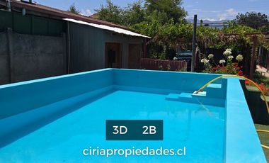 Arriendo casa quinta céntrica en Quillota