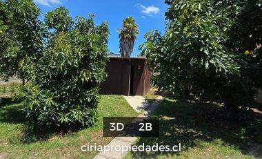 Arriendo casa quinta céntrica en Quillota