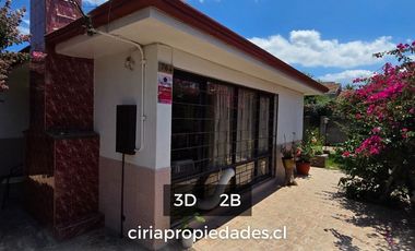 Arriendo casa quinta céntrica en Quillota