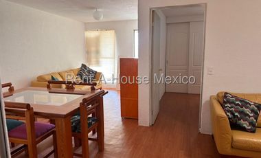 Renta Departamento Amueblado Los Cipreses 2 Recamaras 1 Baño Conjunto Cerrado