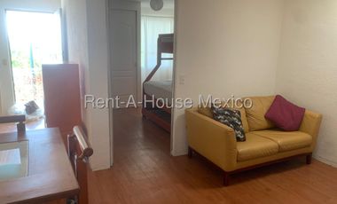 Renta Departamento Amueblado Los Cipreses 2 Recamaras 1 Baño Conjunto Cerrado