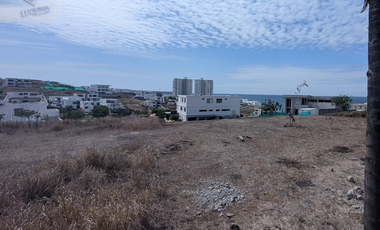 En venta terreno con vista al mar bifamiliar Urb Ciudad del mar, Manta, Manabí, Ecuador
