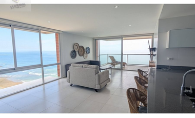 En venta departamento frente al mar edf. Ibiza. Manta, Manabí