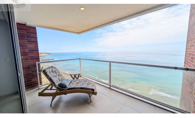 En venta departamento frente al mar edf. Ibiza. Manta, Manabí