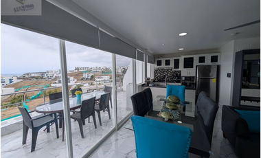 Venta de Departamento con vista al mar 3 habitaciones Ciudad del mar, Manta, Manabi