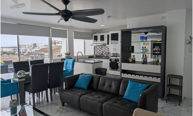 Venta de Departamento con vista al mar 3 habitaciones Ciudad del mar, Manta, Manabi