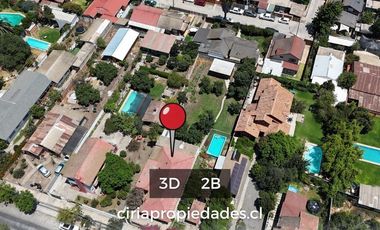 Se arrienda casa quinta ubicada a 5 cuadras de la Plaza de Armas de Quillota.