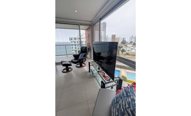 En venta exclusivo departamento frente al mar en Manta 3 habitaciones