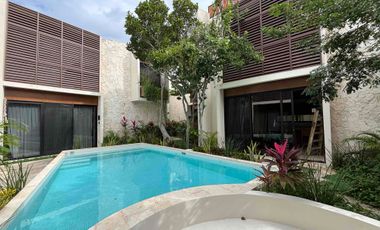CASA DE 3 RECAMARAS EN TULUM CON ROOFTOP Y PLUNGE POOL PRIVADO