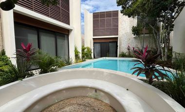 CASA DE 3 RECAMARAS EN TULUM CON ROOFTOP Y PLUNGE POOL PRIVADO