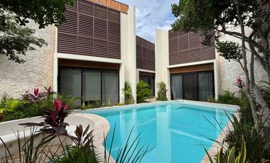 CASA DE 3 RECAMARAS EN TULUM CON ROOFTOP Y PLUNGE POOL PRIVADO