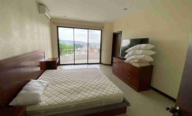 Ceibos Alquiler casa, sin amoblar y full amoblada, 4 Dormitorios cada uno con baño, piscina, cuarto de servicio