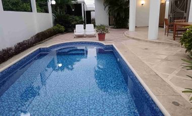 Ceibos Alquiler casa, sin amoblar y full amoblada, 4 Dormitorios cada uno con baño, piscina, cuarto de servicio