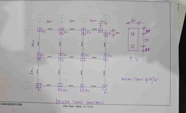Disewakan tanah lahan di Daan Mogot 20 x 51 m2 Lt 1.175 m2 hadap selatan, cocok untuk di bangun gudang/ Padel / lapangan olahraga