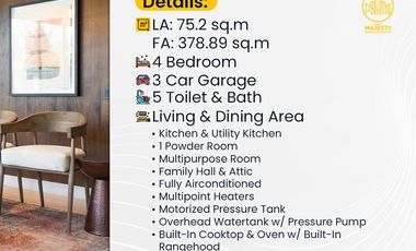 Luxury RFO 4BR Townhouse with 3-Car Garage in Paco, Manila