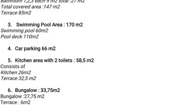 Villa di bali komersil aktif tersewa dgn LT.2000m SHM kondisi bagus