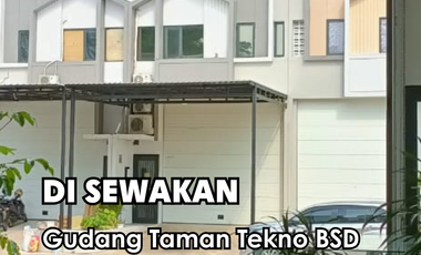 Ready utk disewakan !!! gudang taman tekno bsd city BLOK C