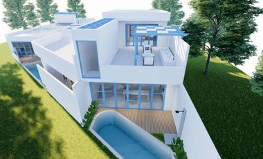 DIJUAL VILLA SAINT TAVIA ALA SANTORINI DI UNGASAN